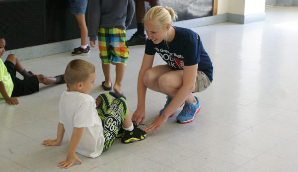 Lauren also leads GBFB's Summer Nutrition Fairs, which teach kids how to live a healthier lifestyle through nutritious food and exercise.