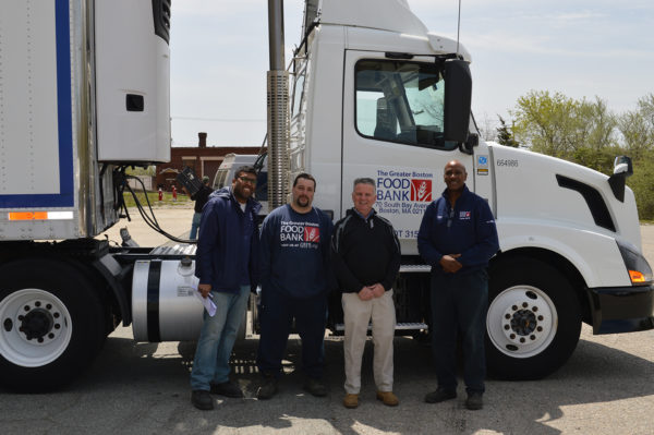 Ed Macpherson (second from the right), who is generously donating the use of his building, is open to us operating the Cross Dock multiple times a month.