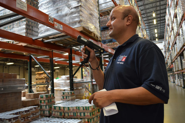 Recently, Monir also identified a solution for tracking the boxes used in our warehouse that are used over and over to sort, pick and ship various food products.