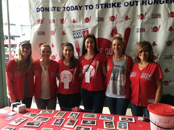 Wives and girlfriends of Red Sox players helped GBFB raise funds for those in need!