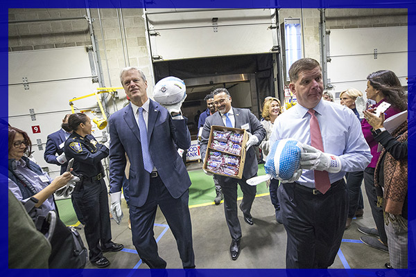 Mayor Marty Walsh and Governor Charlie Baker