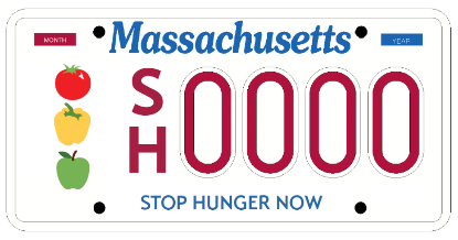 Stop Hunger Now Charity License Plate