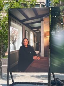 Photo of Catherine D'Amato taken for Boston's 2023 Portraits of Pride exhibit.