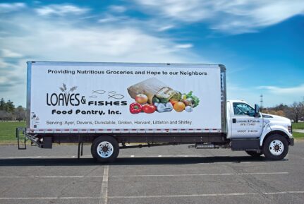 Photo of Loaves & Fishes'--a GBFB agency partner--truck.