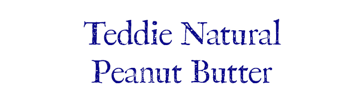 Teddie Natural Peanut Butter