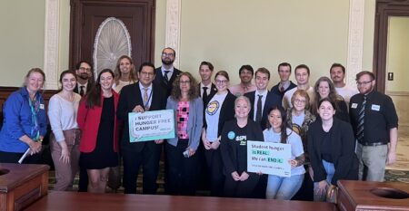 Hunger Free College Coalition with Commissioner