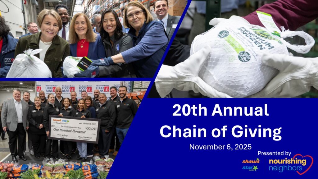 Chain of Giving | The Greater Boston Food Bank